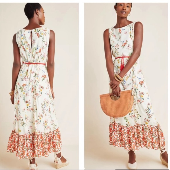 FARM Rio Dresses & Skirts - Anthropologie Farm Rio Floral Maxi Dress
